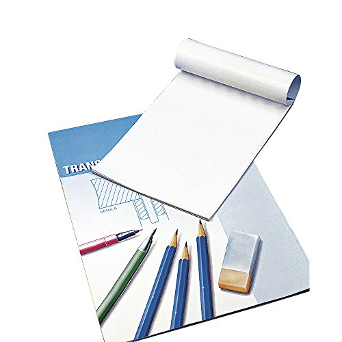 Rayher Transparentpapier, 80 g/m2, Block 25 Blatt, A4, weiß transparent, Architektenpapier, Pauspapier, 8147800 von Rayher