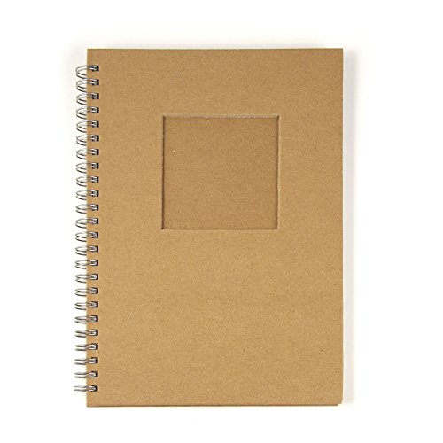 Rayher Notizbuch, mit Passepartoutstanzung,HF, Quadrat, DIN A6, 60 Blatt, 100 g/m, 8160400 von Rayher