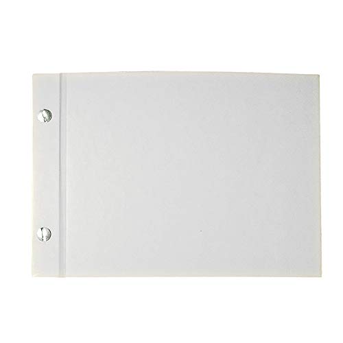 Rayher 8161100 Album, weiss geschraubt, Querformat, DIN A5, 25 Blatt, Rayher 8161100 Album, weiss geschraubt, Querformat, DIN A5, 25 Blatt, von Rayher