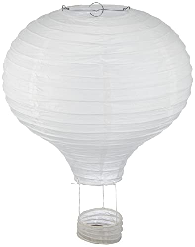 Rayher 87192102 Papierlampion Heißluftballon, 30cm ø40cm, m. Metallgestell, weiß Rayher 87192102 Papierlampion Heißluftballon, 30cm ø40cm, m. Metallgestell, weiß von Rayher