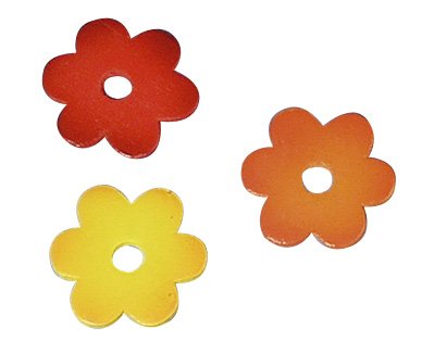 Rayher 8810049 Holz Streuteile Blüten, 3cm, 3 Farben, SB-Btl 18Stück, Rayher 8810049 Holz Streuteile Blüten, 3cm, 3 Farben, SB-Btl 18Stück, von Rayher