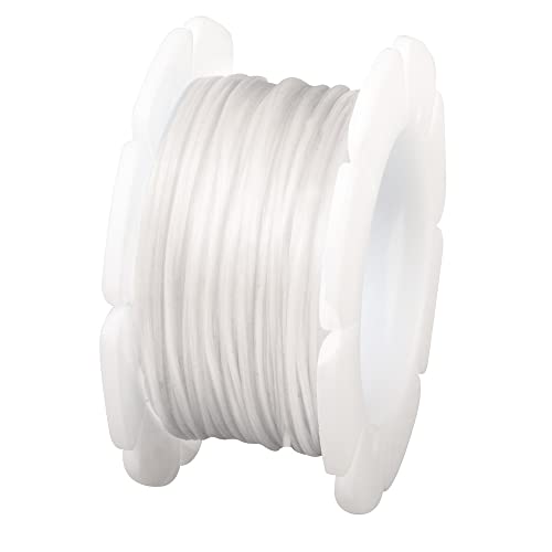 Rayher 8908802 Elastic-Faden, 1 mm, SB-Btl. Spule 5 m, weiÃŸ von Rayher