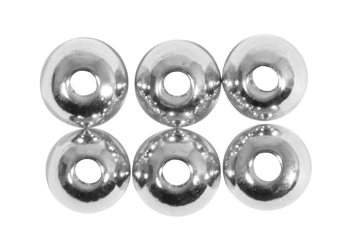 Rayher Abstandsperlen, Metall, silber, 5 mm ø, Lochdurchmesser 1,5 mm, Btl. 6 Stück, Metallperlen, Zwischenperlen Metall, Schmuckperlen Metall, 22969606 Rayher Abstandsperlen, Metall, silber, 5 mm ø, Lochdurchmesser 1,5 mm, Btl. 6 Stück, Metallperlen, Zwischenperlen Metall, Schmuckperlen Metall, 22969606 von Rayher