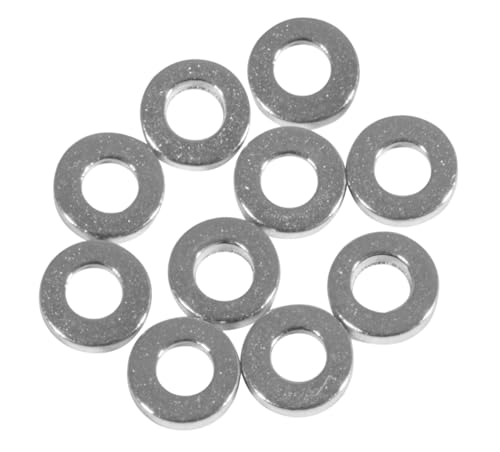 Rayher Abstandsscheiben, Metall, silber, 4 x 1 mm, Lochdurchmesser 2,0 mm, Btl.10 Stück, Metallperlen, Zwischenperlen Metall, Schmuckperlen Metall, 22972606 Rayher Abstandsscheiben, Metall, silber, 4 x 1 mm, Lochdurchmesser 2,0 mm, Btl.10 Stück, Metallperlen, Zwischenperlen Metall, Schmuckperlen Metall, 22972606 von Rayher