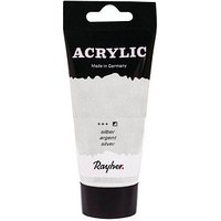 Rayher Acrylic Acrylfarben silber 75,0 ml von Rayher
