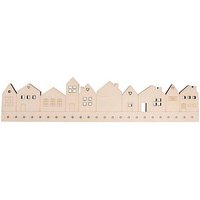 Rayher Adventskalender Häuserleiste natur von Rayher