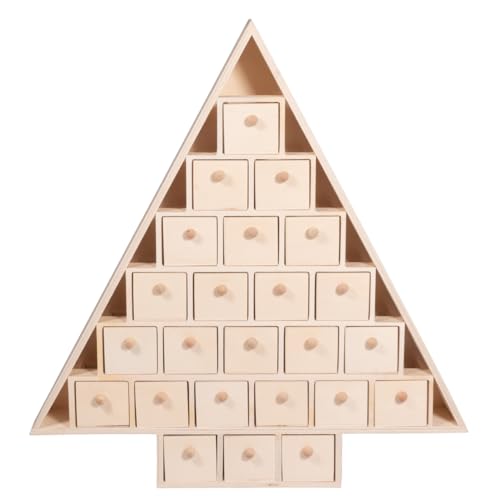 Rayher Adventskalender Holz „Baum“, Adventskalender aus Holz, natur, FSC zertifiziert, Adventskalender mit Schubladen zum Befüllen, zum Bemalen und Dekorieren, 38,5 x 40,5 x 5,5 cm, 64647505 Rayher Adventskalender Holz „Baum“, Adventskalender aus Holz, natur, FSC zertifiziert, Adventskalender mit Schubladen zum Befüllen, zum Bemalen und Dekorieren, 38,5 x 40,5 x 5,5 cm, 64647505 von Rayher