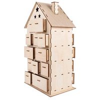 Rayher Adventskalender Holzbausatz Haus beige Rayher Adventskalender Holzbausatz Haus beige von Rayher