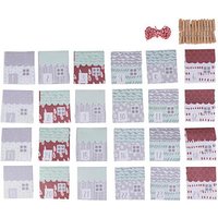Rayher Adventskalender Papier Falthäuser mehrfarbig Rayher Adventskalender Papier Falthäuser mehrfarbig von Rayher