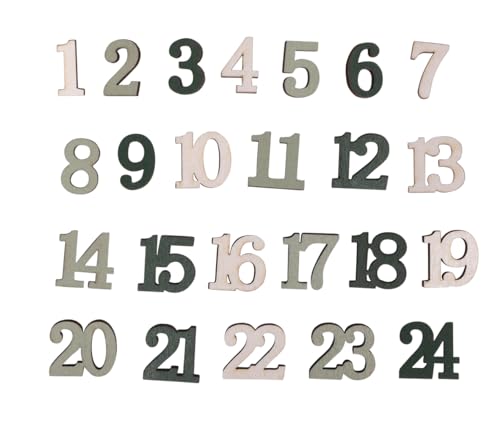 Rayher Adventskalender-Zahlen, 1,7 cm, mit Klebepunkt, Holzzahlen 1-24, FSC zertifiziert, Zahlen für Adventskalender, eukalyptus-grün, 46758502 Rayher Adventskalender-Zahlen, 1,7 cm, mit Klebepunkt, Holzzahlen 1-24, FSC zertifiziert, Zahlen für Adventskalender, eukalyptus-grün, 46758502 von Rayher