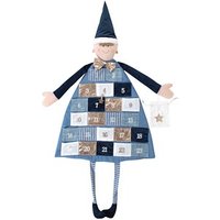 Rayher Adventskalender zum Aufhängen royalblau von Rayher