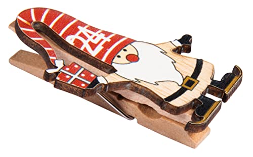 Rayher Adventskalenderzahlen Holz, Holz-Klammern mit Santa, 2,5 x 5 cm, Zahlen für Adventskalender 1 - 24, 46657999 Rayher Adventskalenderzahlen Holz, Holz-Klammern mit Santa, 2,5 x 5 cm, Zahlen für Adventskalender 1 - 24, 46657999 von Rayher