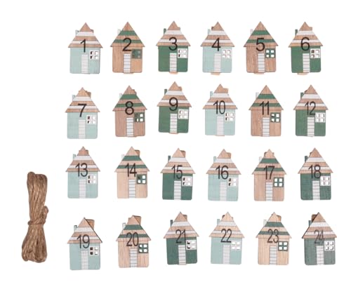 Rayher Adventszahlen 1-24 Haus, FSC 100%, 2,7x3,8cm, Klammern+Kordel, SB-Btl. 1Set, 46765000 Rayher Adventszahlen 1-24 Haus, FSC 100%, 2,7x3,8cm, Klammern+Kordel, SB-Btl. 1Set, 46765000 von Rayher