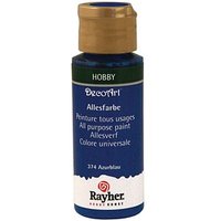 Rayher Allesfarbe Acrylfarben azurblau 59,0 ml von Rayher