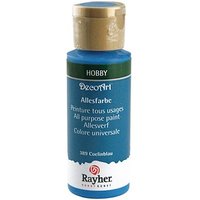 Rayher Allesfarbe Acrylfarben coelinblau 59,0 ml von Rayher