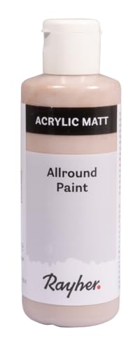 Rayher Allround Paint Acrylfarbe, sandelholz, matt, Flasche 80 ml, hochpigmentierte, cremige Allzweckfarbe, gute Deckkraft, farbintensiv, wasserfest, speichel- und schweißecht, 35077506 Rayher Allround Paint Acrylfarbe, sandelholz, matt, Flasche 80 ml, hochpigmentierte, cremige Allzweckfarbe, gute Deckkraft, farbintensiv, wasserfest, speichel- und schweißecht, 35077506 von Rayher