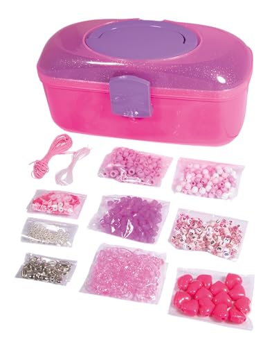 Rayher Bastel-Box, Perlen, 27,8 x 12,1 x 13,1 cm, Inhalt 136 g Kunststoffperlen und Motive, 12 m Elastik-Faden, Perlen zum Auffädeln, Schmuckperlen-Set, Halsketten, Armbänder basteln, 15409000 Rayher Bastel-Box, Perlen, 27,8 x 12,1 x 13,1 cm, Inhalt 136 g Kunststoffperlen und Motive, 12 m Elastik-Faden, Perlen zum Auffädeln, Schmuckperlen-Set, Halsketten, Armbänder basteln, 15409000 von Rayher