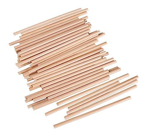 Rayher Bastelhölzer, natur, 4 mm ø, Länge 10 cm, Btl. 60 Stück, Mini-Bastelhölzer, FSC zertifiziert, für Modellbau und viele Bastelarbeiten, 64581505 Rayher Bastelhölzer, natur, 4 mm ø, Länge 10 cm, Btl. 60 Stück, Mini-Bastelhölzer, FSC zertifiziert, für Modellbau und viele Bastelarbeiten, 64581505 von Rayher