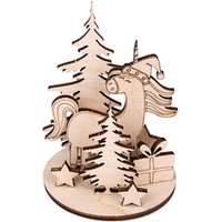 Rayher Bastelholz beige Steckteile Winter Einhorn Ø 6,0 cm 2 St. Rayher Bastelholz beige Steckteile Winter Einhorn Ø 6,0 cm 2 St. von Rayher