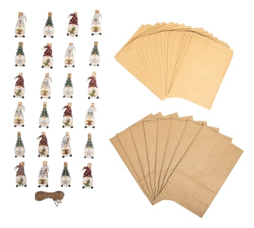 Rayher Bastelpackung Adventskalender „Wichtel“, 28 Papiertüten, 13 und 16 cm hoch, 24 Holzwichtel mit Zahlen 1-24, auf Klammern, Kordel, DIY-Set Adventskalender, 46803000 Rayher Bastelpackung Adventskalender „Wichtel“, 28 Papiertüten, 13 und 16 cm hoch, 24 Holzwichtel mit Zahlen 1-24, auf Klammern, Kordel, DIY-Set Adventskalender, 46803000 von Rayher