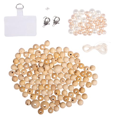 Rayher Bastelpackung Handykette, Länge ca. 125 cm, Holz- und Glasperlen, DIY-Set, Handykette Universal zum Umhängen, Handyband Perlen, 15410000 Rayher Bastelpackung Handykette, Länge ca. 125 cm, Holz- und Glasperlen, DIY-Set, Handykette Universal zum Umhängen, Handyband Perlen, 15410000 von Rayher