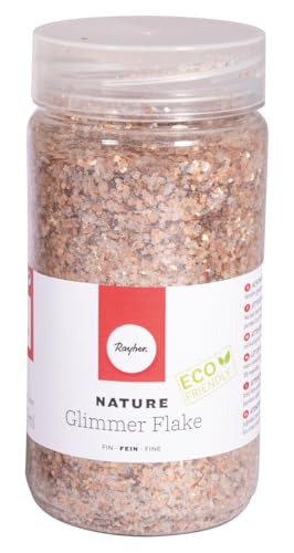 Rayher Nature Glimmer Flakes, fein, 0,1 - 3 mm, bunt, Streuflitter, Eco friendly, 100% natürliches Material, ohne Rückstände abbaubar, Dose 370 ml, ideal zum Basteln und Dekorieren, 39591999 Rayher Nature Glimmer Flakes, fein, 0,1 - 3 mm, bunt, Streuflitter, Eco friendly, 100% natürliches Material, ohne Rückstände abbaubar, Dose 370 ml, ideal zum Basteln und Dekorieren, 39591999 von Rayher