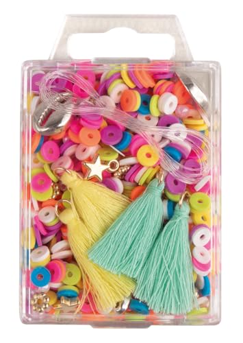 Rayher Heishi Perlen aus Polymer-Ton, bunt, Größen, Formen und Farben gemischt, Schmuckperlen, Bastelperlen, Mix mit Glasperlen, Quasten, Faden, 15403999 Rayher Heishi Perlen aus Polymer-Ton, bunt, Größen, Formen und Farben gemischt, Schmuckperlen, Bastelperlen, Mix mit Glasperlen, Quasten, Faden, 15403999 von Rayher