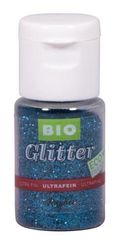 Rayher Bio-Glitter, ultrafein, azurblau, Streuglitter, Eco friendly, Bio-Qualität, Flasche 7 g, Glitzer ideal zum Basteln und Dekorieren, biologisch abbaubar, ohne Mikroplastik, 39589374 Rayher Bio-Glitter, ultrafein, azurblau, Streuglitter, Eco friendly, Bio-Qualität, Flasche 7 g, Glitzer ideal zum Basteln und Dekorieren, biologisch abbaubar, ohne Mikroplastik, 39589374 von Rayher