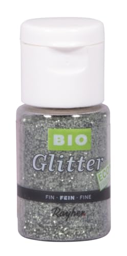 Rayher Bio-Glitter, fein, pastell eukalyptus, Streuglitter, Eco friendly, Bio-Qualität, Flasche 7 g, Glitzer ideal zum Basteln und Dekorieren, biologisch abbaubar, ohne Mikroplastik, 39590502 Rayher Bio-Glitter, fein, pastell eukalyptus, Streuglitter, Eco friendly, Bio-Qualität, Flasche 7 g, Glitzer ideal zum Basteln und Dekorieren, biologisch abbaubar, ohne Mikroplastik, 39590502 von Rayher