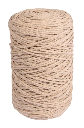 Rayher Braidy Recycling Garn, geflochten, 2mm ø, sand, ca. 250m, Knäuel 250g, 42009504 Rayher Braidy Recycling Garn, geflochten, 2mm ø, sand, ca. 250m, Knäuel 250g, 42009504 von Rayher