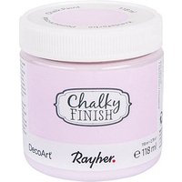 Rayher Chalky Finish Kreidefarben puderrosa 118 ml von Rayher