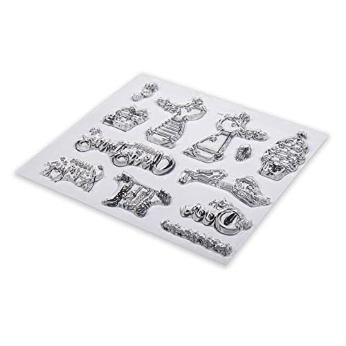 Rayher Clear Stamps Rentierfreunde, Bogen 102,5 x 97 mm, 12 Motive, klare, transparente Stempel, durchsichtig, Silikonstempel, 50253000, 15 Rayher Clear Stamps Rentierfreunde, Bogen 102,5 x 97 mm, 12 Motive, klare, transparente Stempel, durchsichtig, Silikonstempel, 50253000, 15 von Rayher