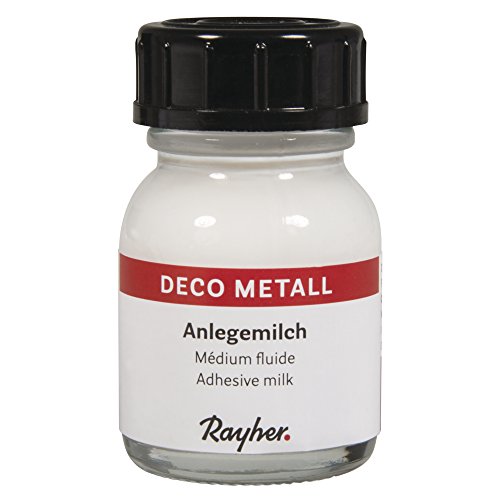 Rayher Deco-Metall-Anlegemilch, Grundlage für Verzierungen mit Deco-Metall, im SB-Beutel, Flasche 25 ml, 22657000 Rayher Deco-Metall-Anlegemilch, Grundlage für Verzierungen mit Deco-Metall, im SB-Beutel, Flasche 25 ml, 22657000 von Rayher