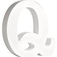 Rayher Dekoartikel MDF-Buchstabe Q weiß Rayher Dekoartikel MDF-Buchstabe Q weiß von Rayher