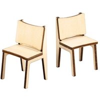 Rayher Dekoartikel Mini Stühle beige 2 St. Rayher Dekoartikel Mini Stühle beige 2 St. von Rayher