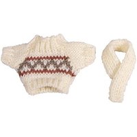 Rayher Dekoartikel mehrfarbig Mini Strickpullover Lasse + Schal von Rayher
