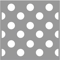 Rayher Dekor-Schablone Polka Dots grau von Rayher