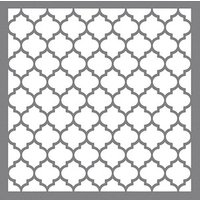 Rayher Dekor-Schablone Waben klassisch grau von Rayher