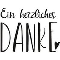 Rayher Ein herzliches Danke Motivstempel Herz 4,0 x 5,0 cm Rayher Ein herzliches Danke Motivstempel Herz 4,0 x 5,0 cm von Rayher