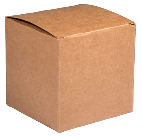 Rayher Faltschachtel, zum Befüllen, 10 x 10 x 10 cm, Set 3 Stück, Geschenkbox aus Karton, FSC zertifiziert, Geschenkkarton kraft, 67379521 von Rayher