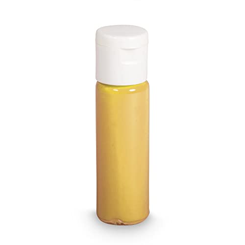 Rayher Farbpigmente, Pet Flasche 20 ml, goldgelb, Pigmentpulver zum Einfärben von Raysin, Kreativ-Beton, Bastelarbeiten, Acrylfarbe, Fugenmasse für Mosaik, Strukturpaste 35016162, 11 x 6 x 2.6 cm von Rayher