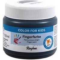 Rayher Fingerfarbe schwarz 150,0 ml von Rayher