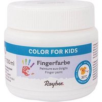 Rayher Fingerfarbe weiß 150,0 ml von Rayher