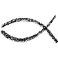 Rayher Fisch Motivstempel Fisch 3,0 x 6,0 cm von Rayher