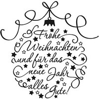 Rayher Frohe Weihnachten Motivstempel Weihnachtskugel 7,0 x 7,0 cm Rayher Frohe Weihnachten Motivstempel Weihnachtskugel 7,0 x 7,0 cm von Rayher