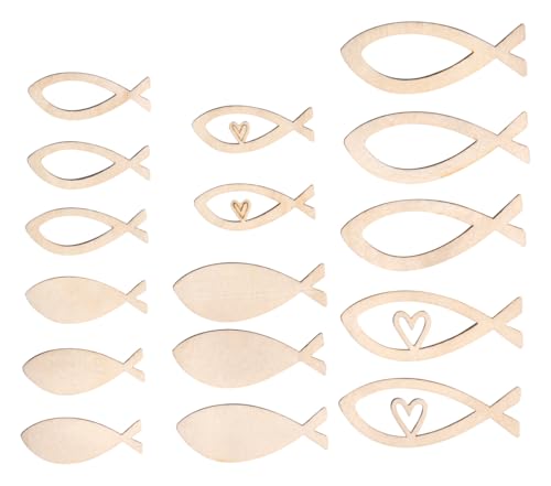Rayher Fische, maritime Motive aus Furnierholz, natur, 4 – 6 cm, Stärke 1 mm, Btl. 16 Stück, hauchdünne Streuteile Holz, für maritime Dekorationen, Kommunion, 46786505 Rayher Fische, maritime Motive aus Furnierholz, natur, 4 – 6 cm, Stärke 1 mm, Btl. 16 Stück, hauchdünne Streuteile Holz, für maritime Dekorationen, Kommunion, 46786505 von Rayher
