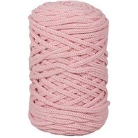 Rayher Garn Recycling Braidy rosa matt rosa 4,0 mm x 65,0 m von Rayher