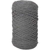 Rayher Garn Recycling Braidy steingrau matt steingrau 2,0 mm x ca. 250,0 m von Rayher