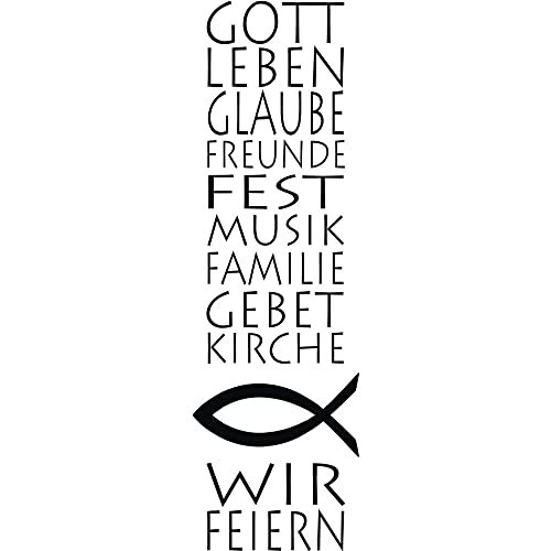 Rayher Hobby 28755000 Butterer Holzstempel Einladung, 4 x 12 cm, Stempel mit christlichem Text für Einladungskarten bei Hochzeit, Taufe, Kommunion, Konfirmation von Rayher