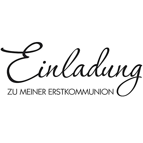 Rayher Stempel Holz "Einladung Erstkommunion", 3 x 7 cm, Holzstempel zum Gestalten von Karten, Umschlägen, Geschenken, Motivstempel, Stempel Einladung Kommunion, Butterer Stempel, 29000000 Rayher Stempel Holz "Einladung Erstkommunion", 3 x 7 cm, Holzstempel zum Gestalten von Karten, Umschlägen, Geschenken, Motivstempel, Stempel Einladung Kommunion, Butterer Stempel, 29000000 von Rayher